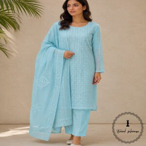 Applique Work Pure Cotton Suit at Best Price