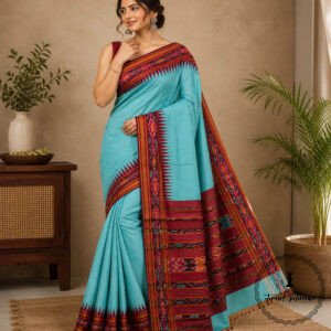 Handloom Semi Raw Silk Sarees