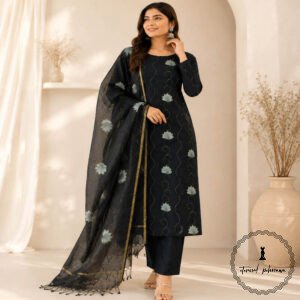 Exclusive Hand block Printed Cotton Suits with Cotton Dupatta