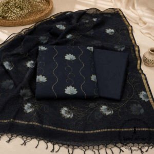 Exclusive Hand block Printed Cotton Suits with Cotton Dupatta