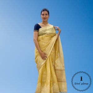 Linen Tissue saree