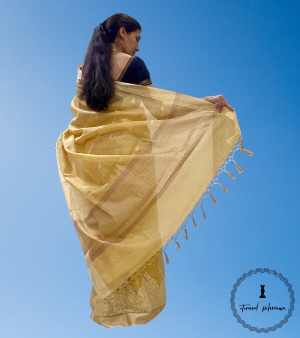 Linen Tissue saree