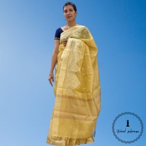 Linen Tissue saree