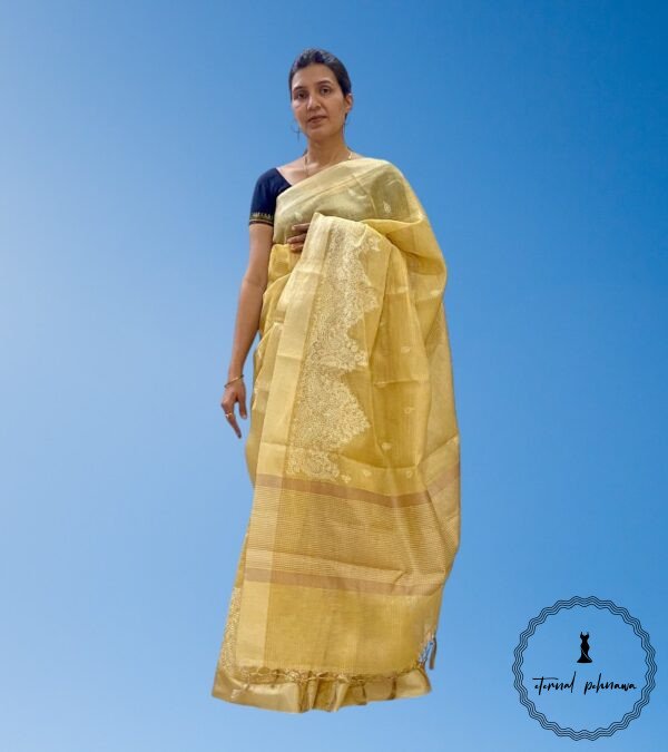 Linen Tissue saree