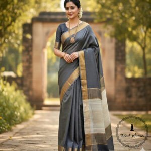 Pure Handloom Tussar Silk Saree