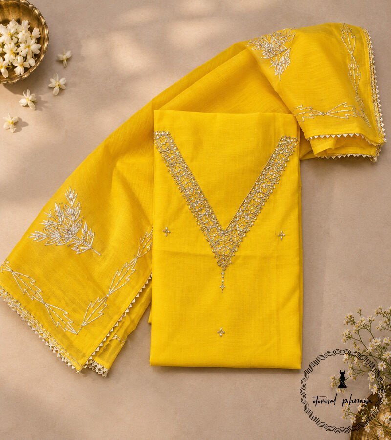 Yellow Chanderi3