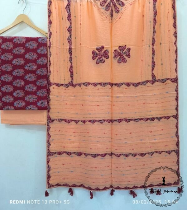 Ajrakh Dress Material