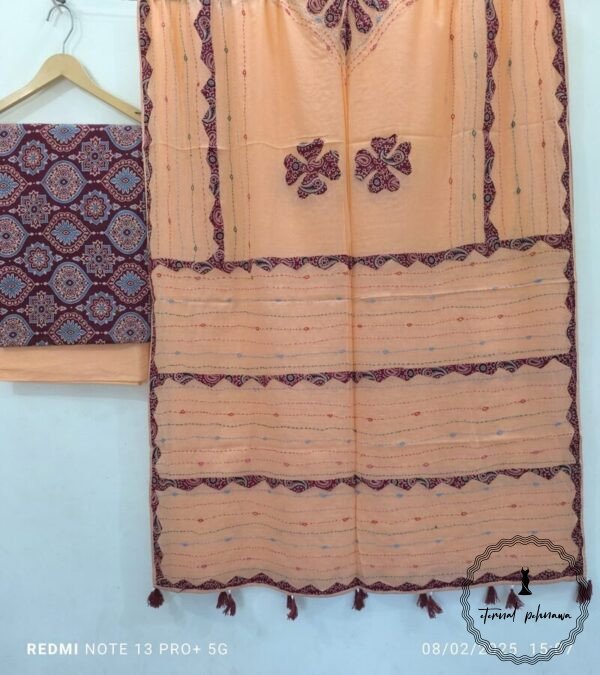 Ajrakh Dress Material