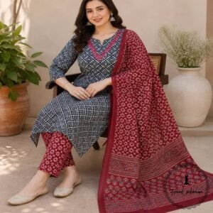Ajrakh Suit