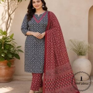 Ajrakh Suit