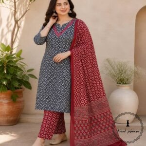 Ajrakh Suit
