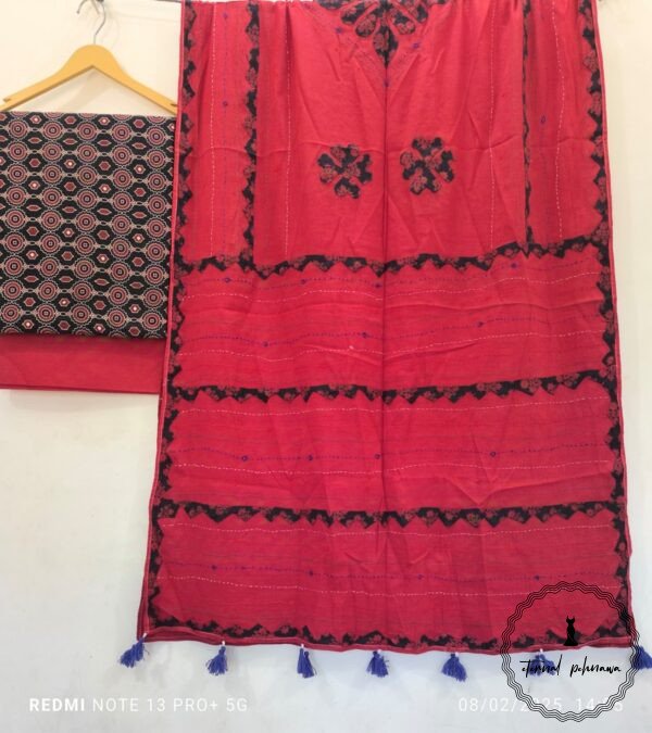 Ajrakh Dress Material