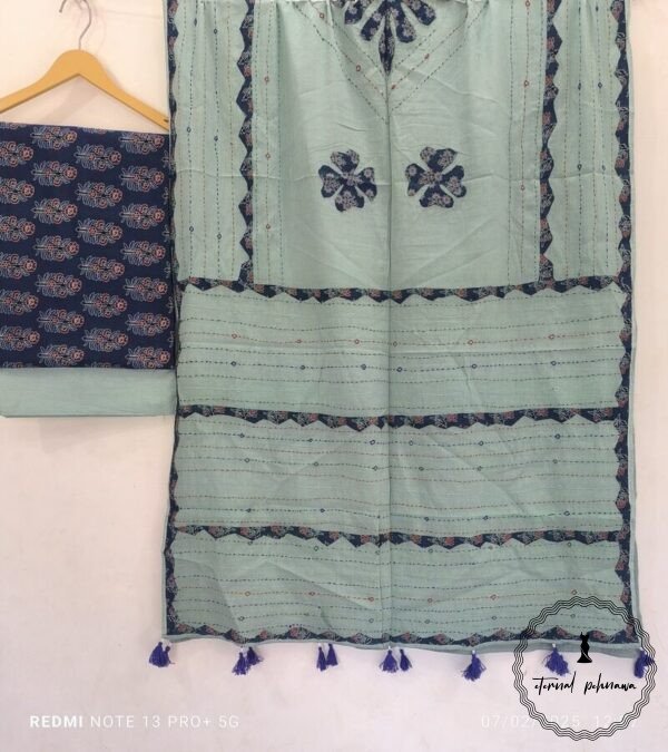 Ajrakh Dress Material