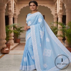 Applique Saree
