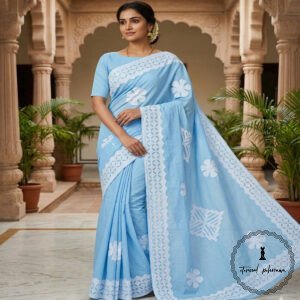 Applique Saree
