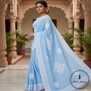 Applique Saree