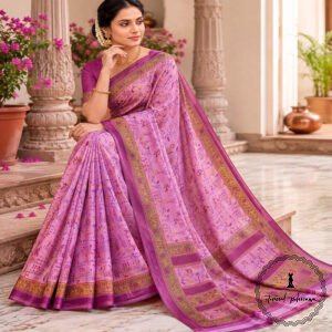 Semi Silk Tribal print