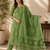 Green Linen cotton