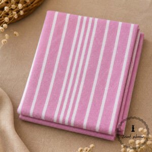 Elegant Unstitched Cotton Fabric for Kurtas-Pink