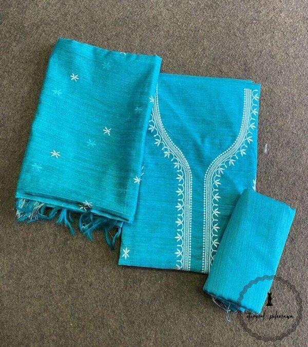 Embroidered Katan Silk