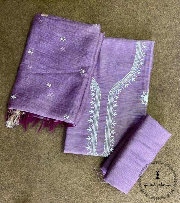 Embroidered Katan Silk