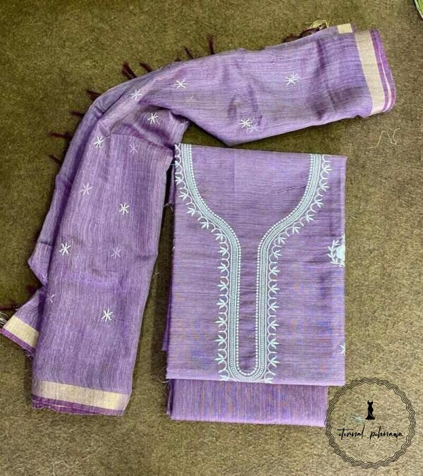 Embroidered Katan Silk