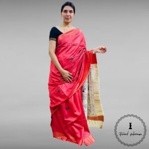 Tussar Giccha Saree