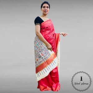 Tussar Giccha Saree