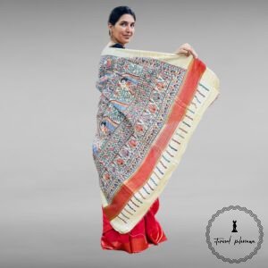 Tussar Giccha Saree