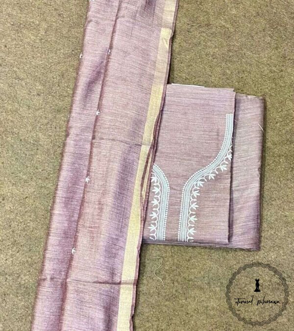 Embroidered Katan Silk