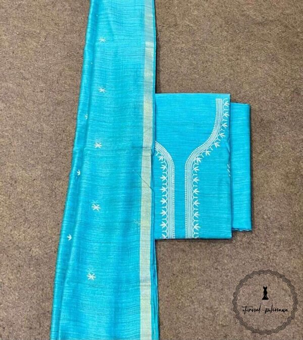 Embroidered Katan Silk