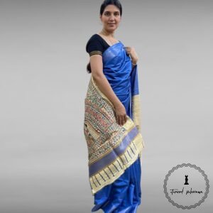 Tussar Giccha Saree