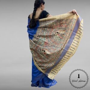 Tussar Giccha Saree
