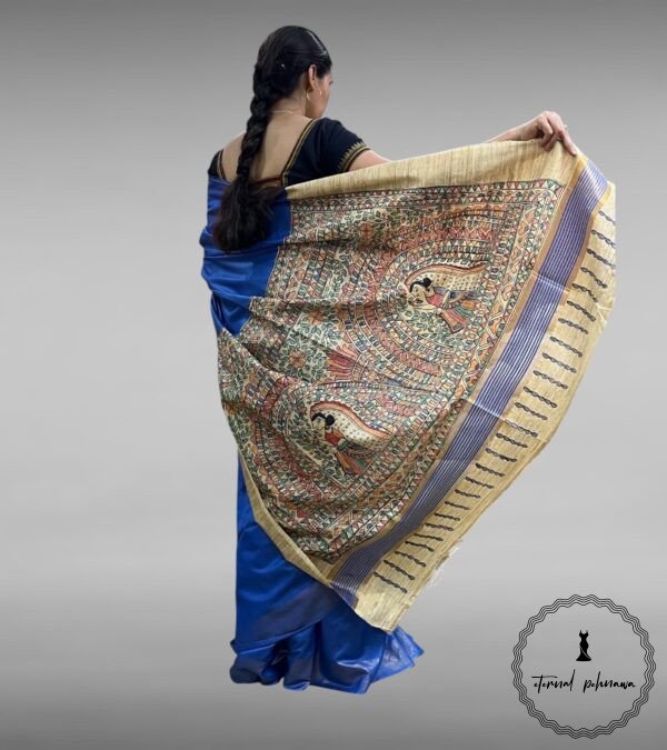 Tussar Giccha Saree
