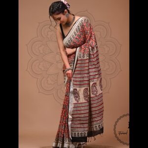Linen Cotton Saree