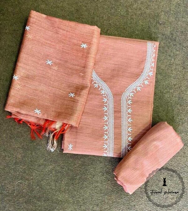 Embroidered Katan Silk