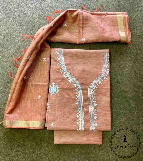 Embroidered Katan Silk