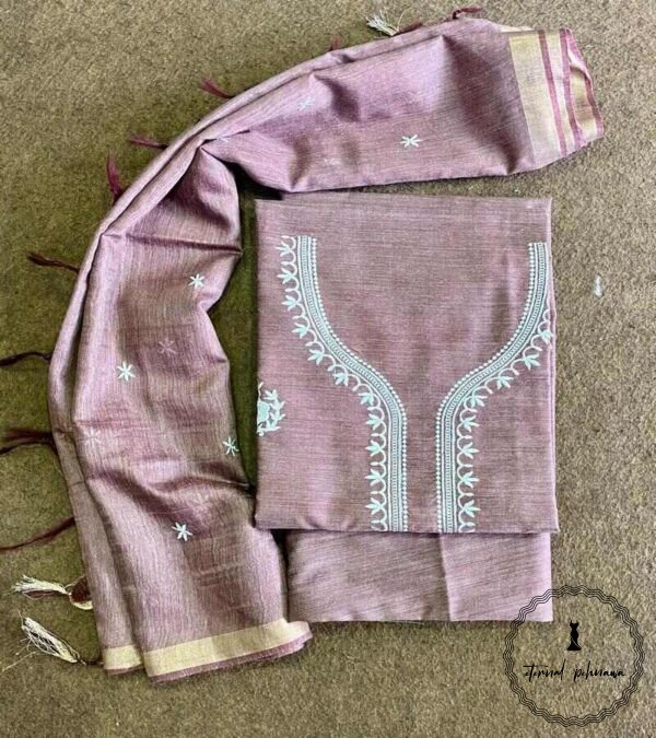 Embroidered Katan Silk