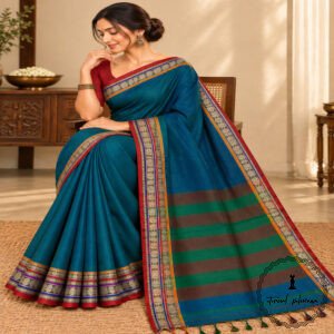 Beautiful Narayanpet Mercerised Cotton Sarees