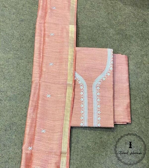 Embroidered Katan Silk
