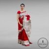 Giccha Silk Madhubani print