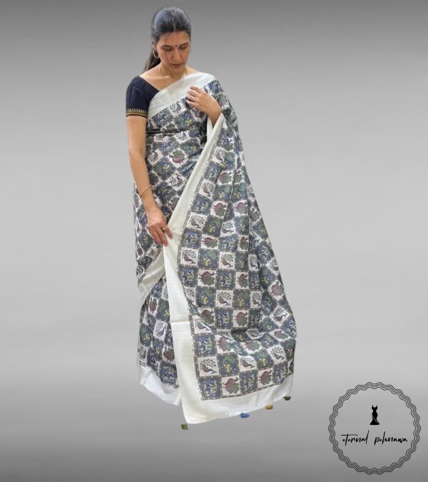 Semi Tussar Silk
