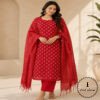 Embroidered Soft Silk Cotton Suit with Kota Doria Dupatta