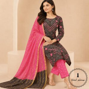 Vibrant Bandhani Embroidered Suits in Bright Colours