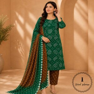 Vibrant Bandhani Embroidered Suits in Bright Colours