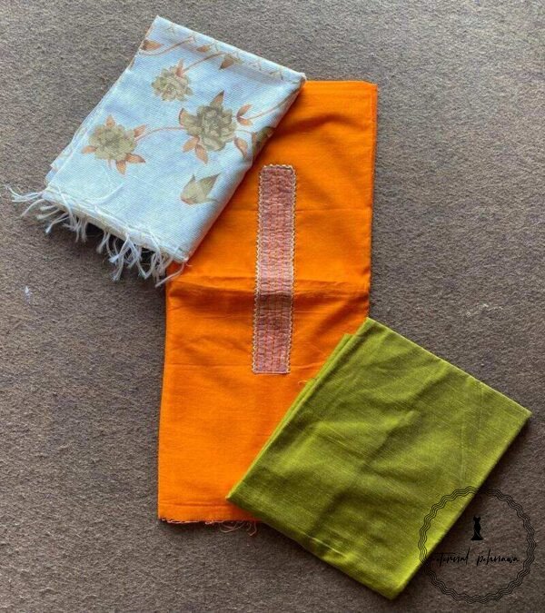 Soft Silk Cotton Suit