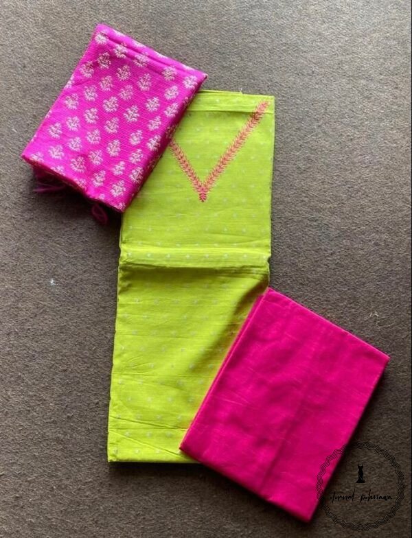 Soft Silk Cotton Suit