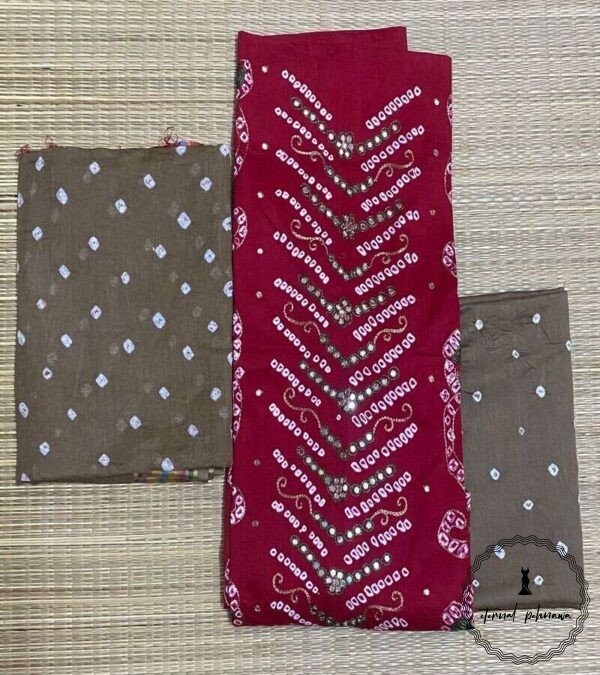 Bandhani Embroidered Suits