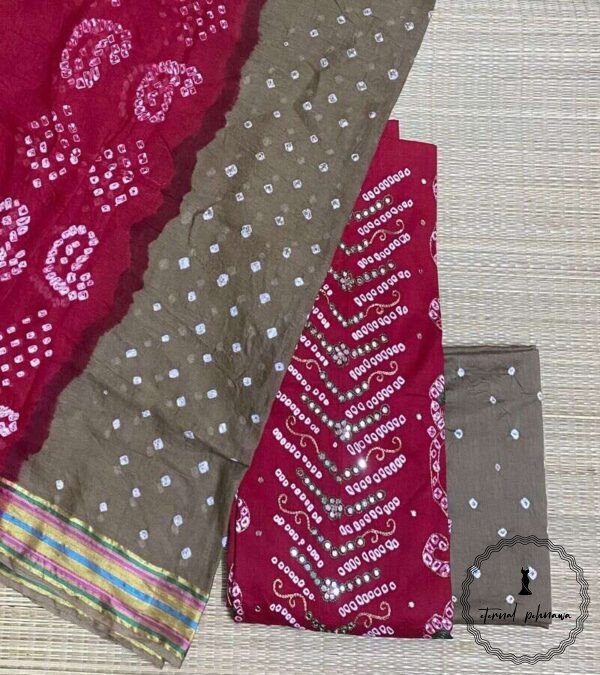 Bandhani Embroidered Suits