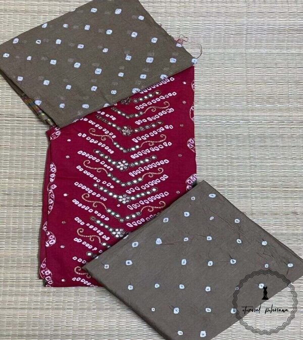 Bandhani Embroidered Suits